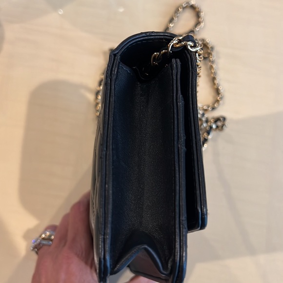 Chanel black lamb’s skin wallet on chain. - Picture 9 of 9